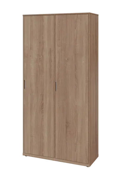 KSR6-81 P skříň šatní, 2x výsuvné ramínko, 2053x1022x400 mm, provedení pravé, dub bardolino